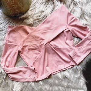 Forever 21 off the shoulder crop top